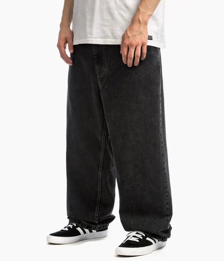 Spodnie Męskie Jeansy Baggy Szerokie Nogawki