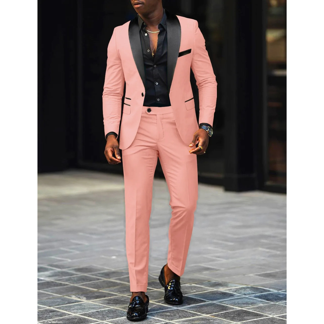 Garnitur męski slim fit dwuczęściowy
