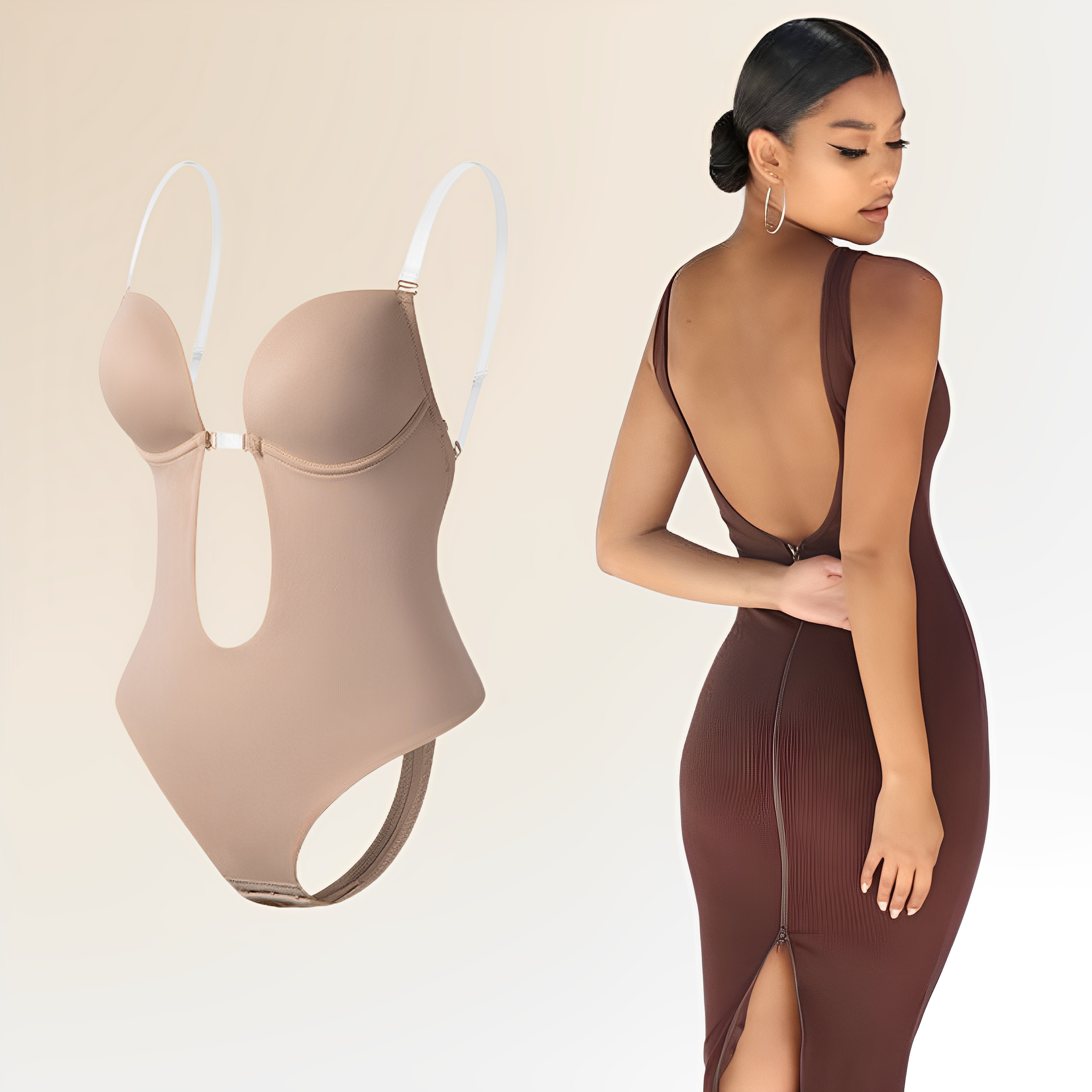 Body damskie z miseczkami