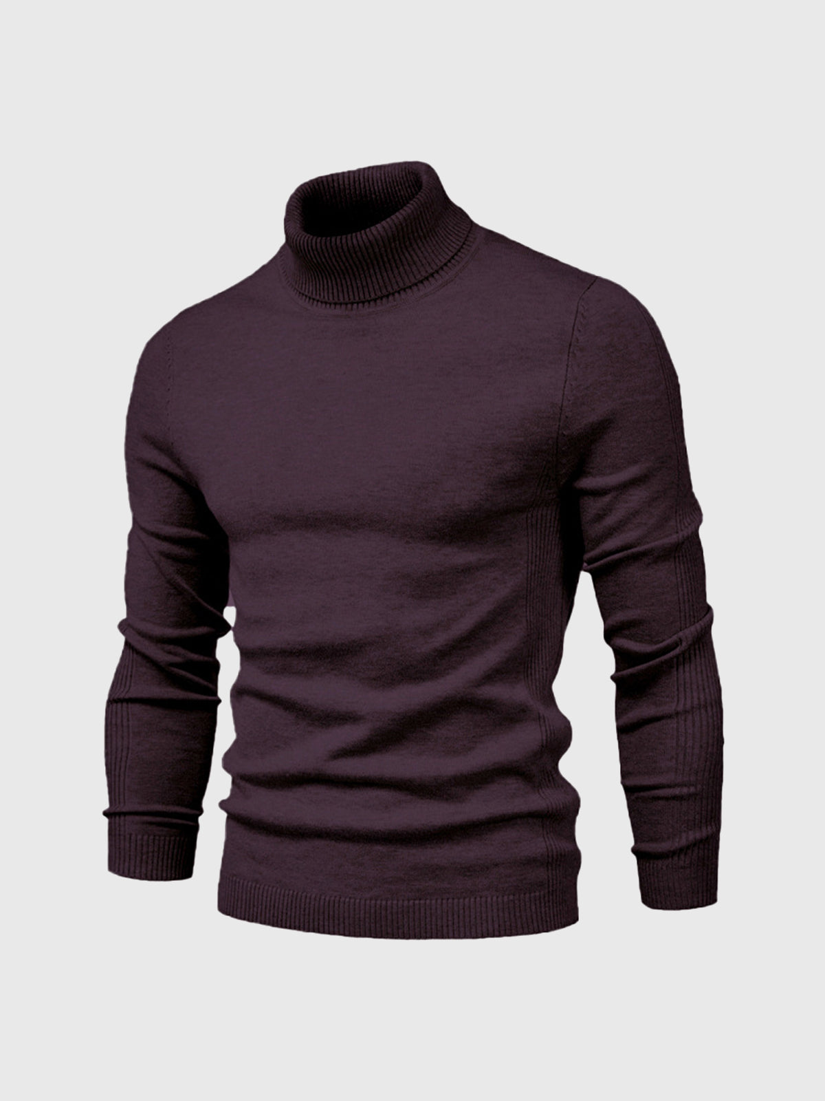 Sweter Męski Golf Z Długim Rękawem