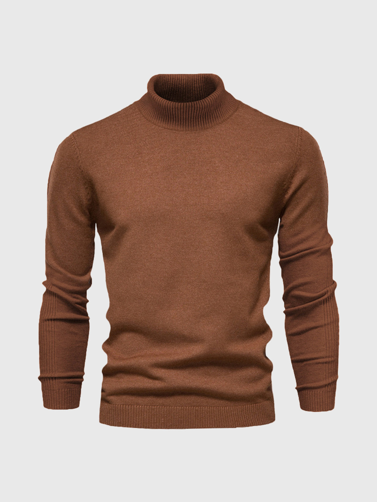 Sweter Męski Golf Z Długim Rękawem