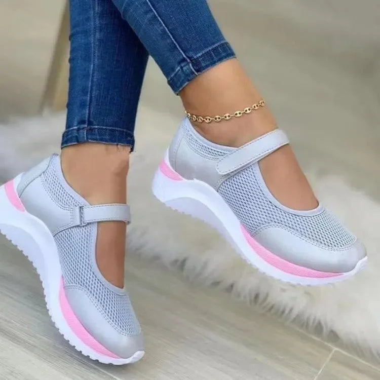 Buty Damskie Sportowe Z Paskiem