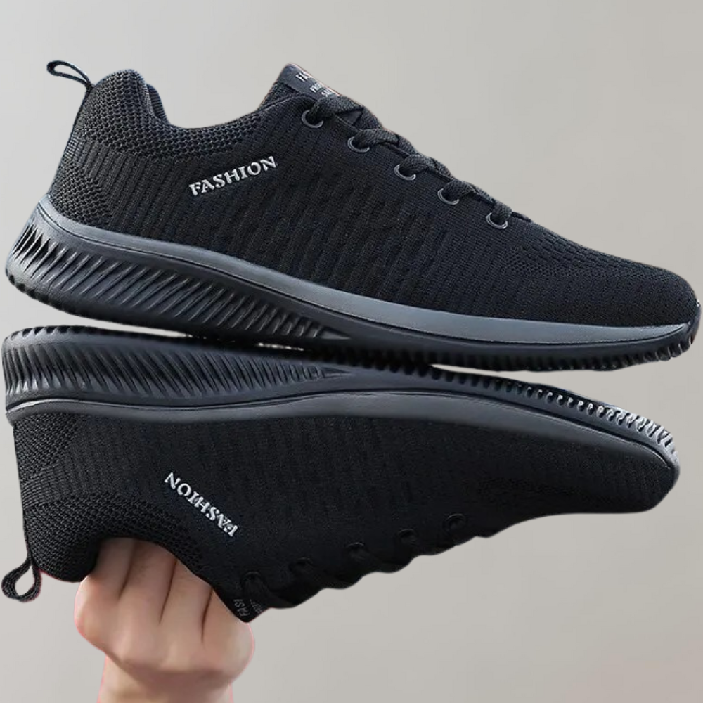 Buty sportowe ortopedyczne męskie sznurowane siateczkowe