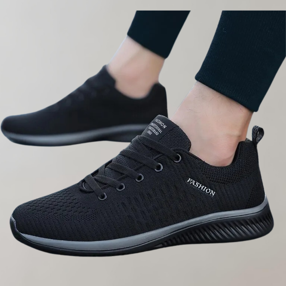 Buty sportowe ortopedyczne męskie sznurowane siateczkowe