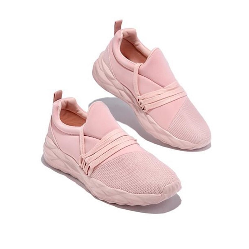 Sneakersy ortopedyczne damskie wsuwane z paskami