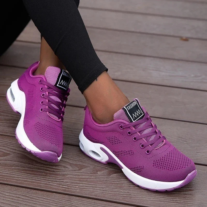 Ortopedyczne buty sportowe damskie siateczkowe