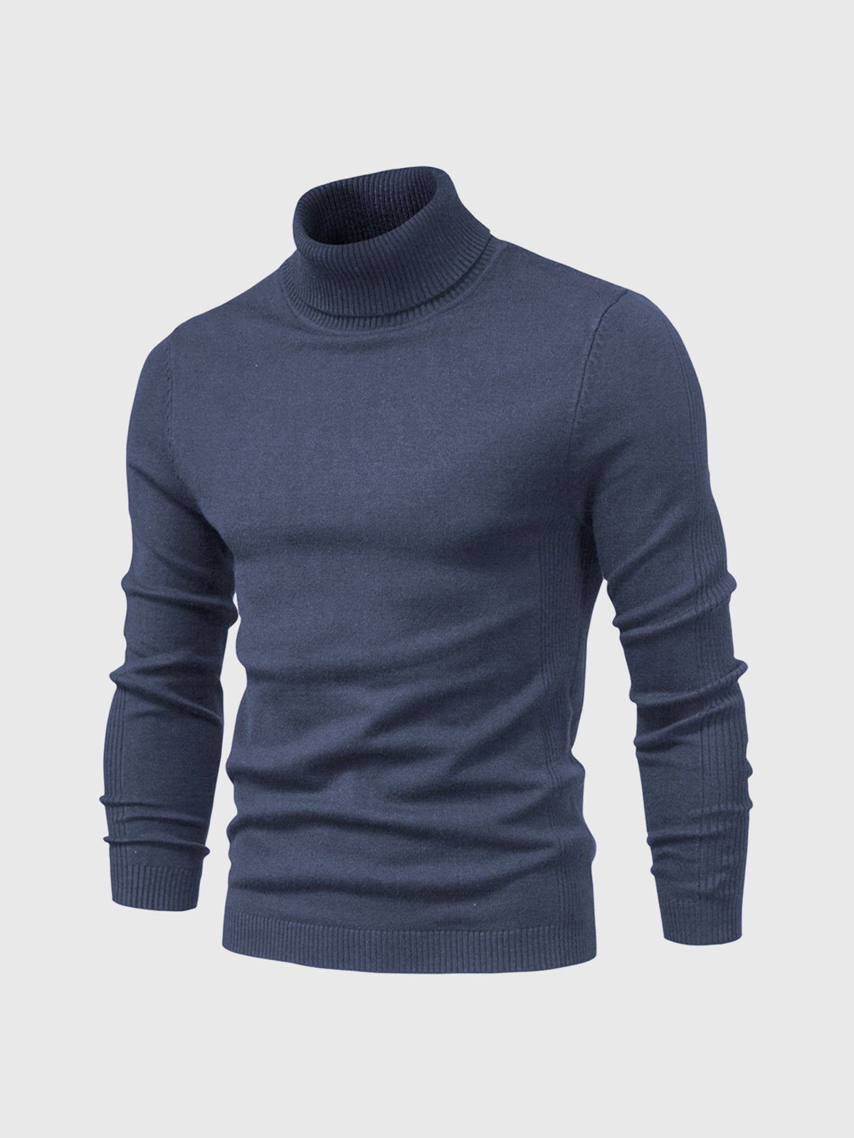 Sweter Męski Golf Z Długim Rękawem