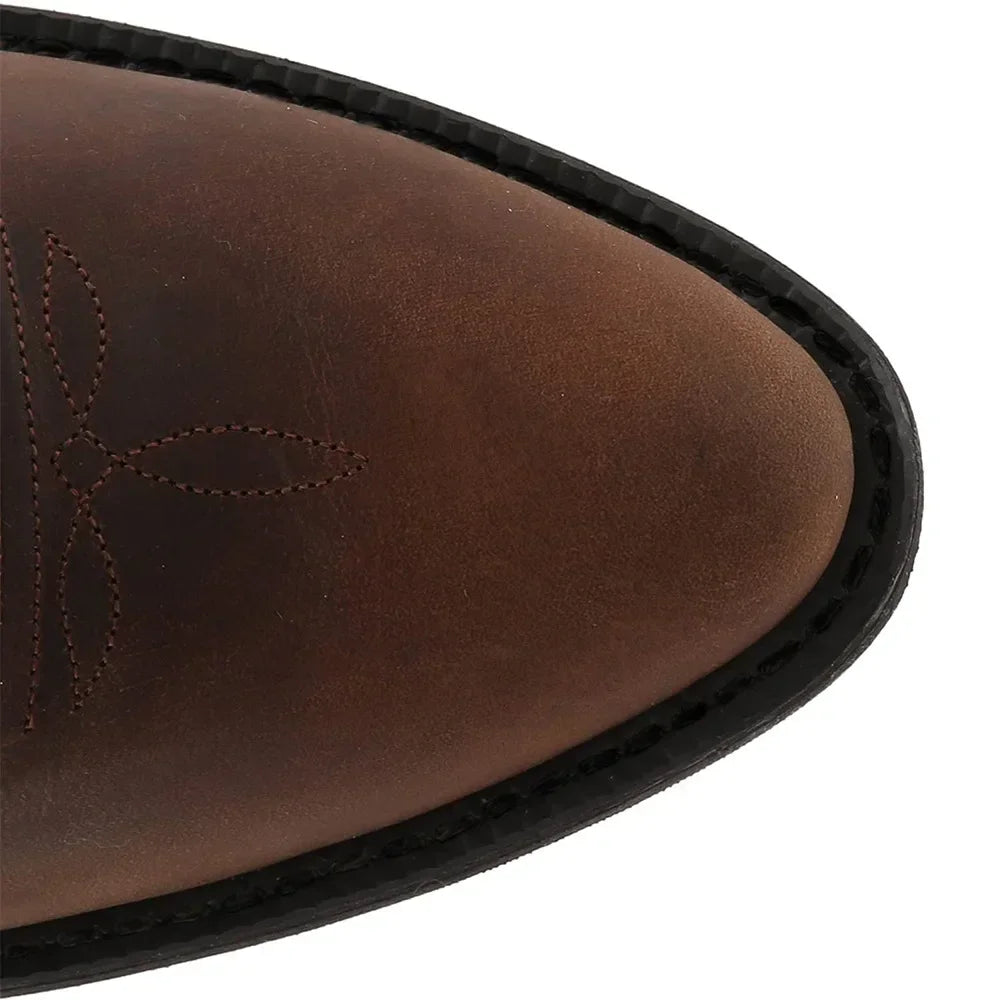 Buty Zimowe Męskie Kowbojki Z Haftem | Eleganckie