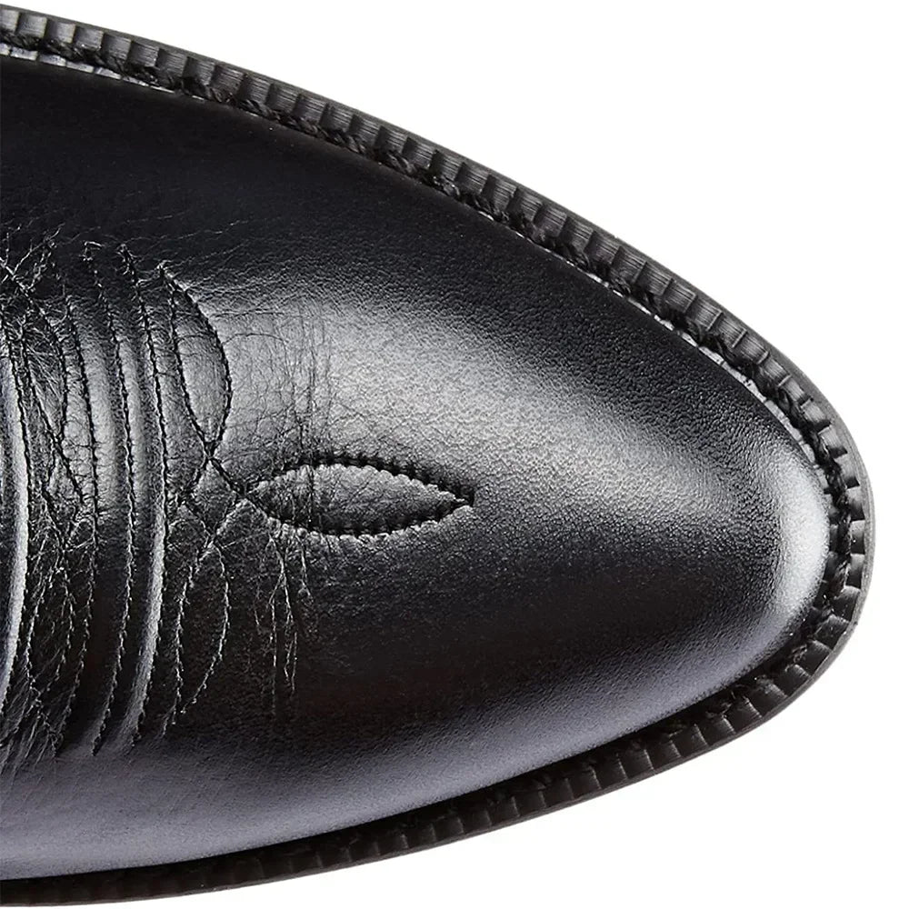 Buty Zimowe Męskie Kowbojki Z Haftem | Eleganckie
