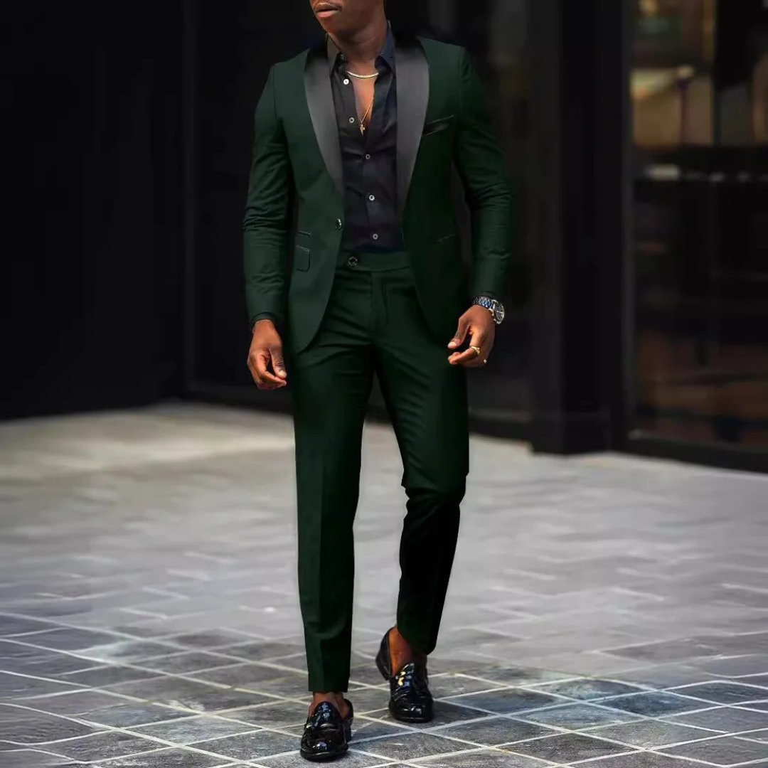 Garnitur męski slim fit dwuczęściowy