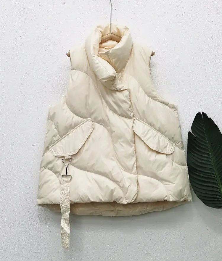 Ciepła pikowana kamizelka oversize damska - Noelle Back
