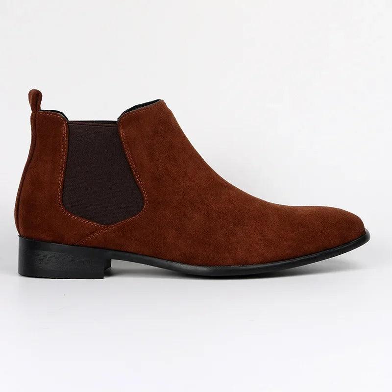 Męskie Buty Zimowe | Sztyblety Botki Eleganckie Nieformalne