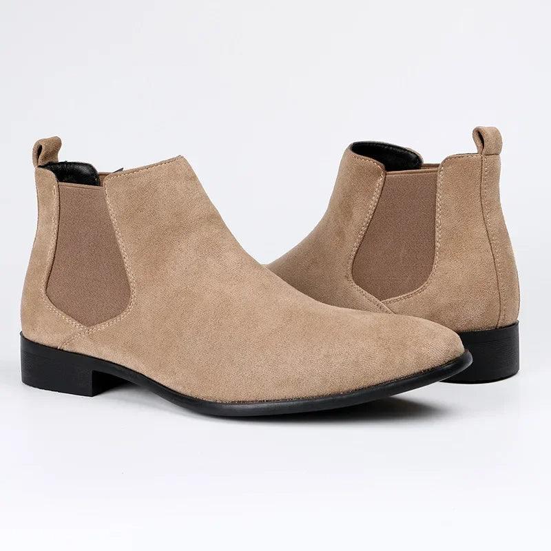 Męskie Buty Zimowe | Sztyblety Botki Eleganckie Nieformalne