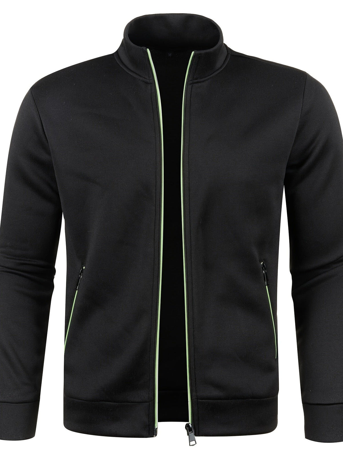 Elegancka bluza zimowa męska ze stójką i zamkiem - Kurt Angle