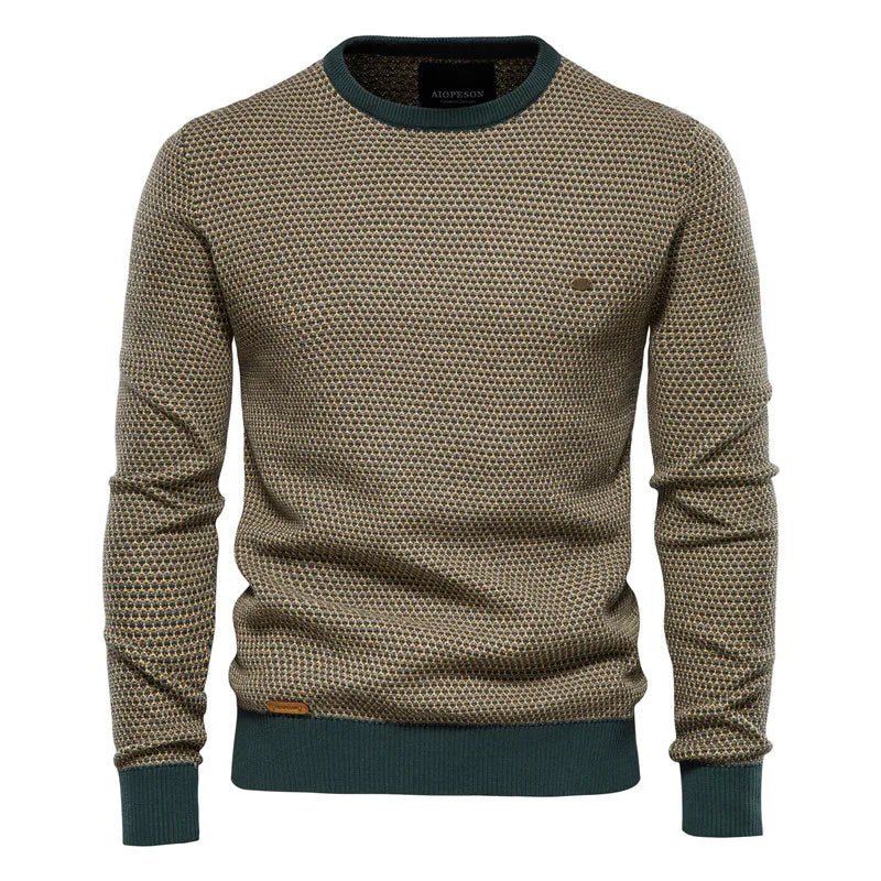 Geometryczny sweter bluza męska - Silas Hero