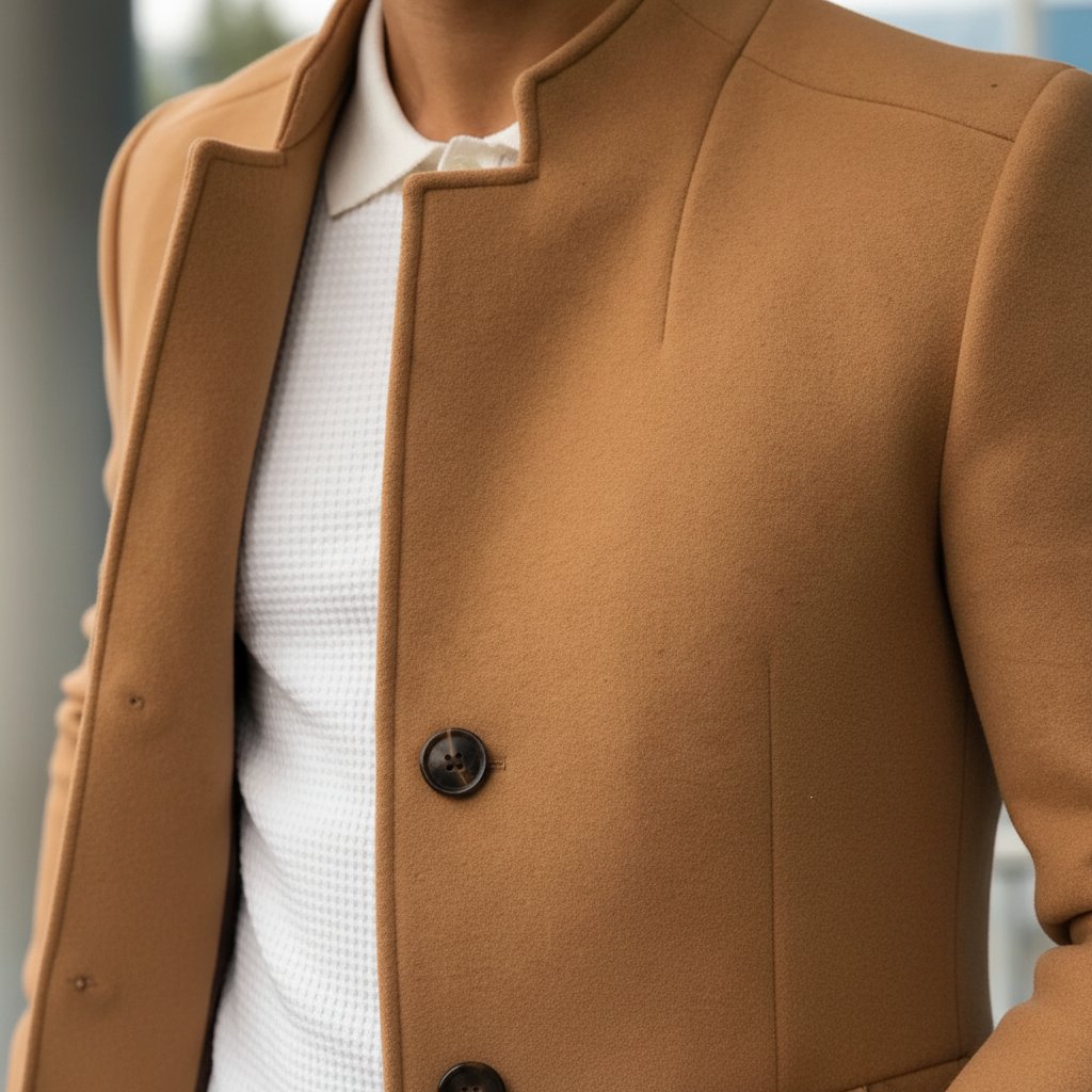 Klasyczna slim fit kurtka męska - Dean Detail