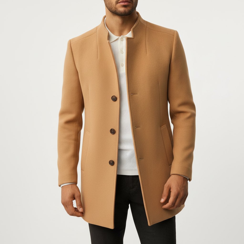 Klasyczna slim fit kurtka męska - Dean Front