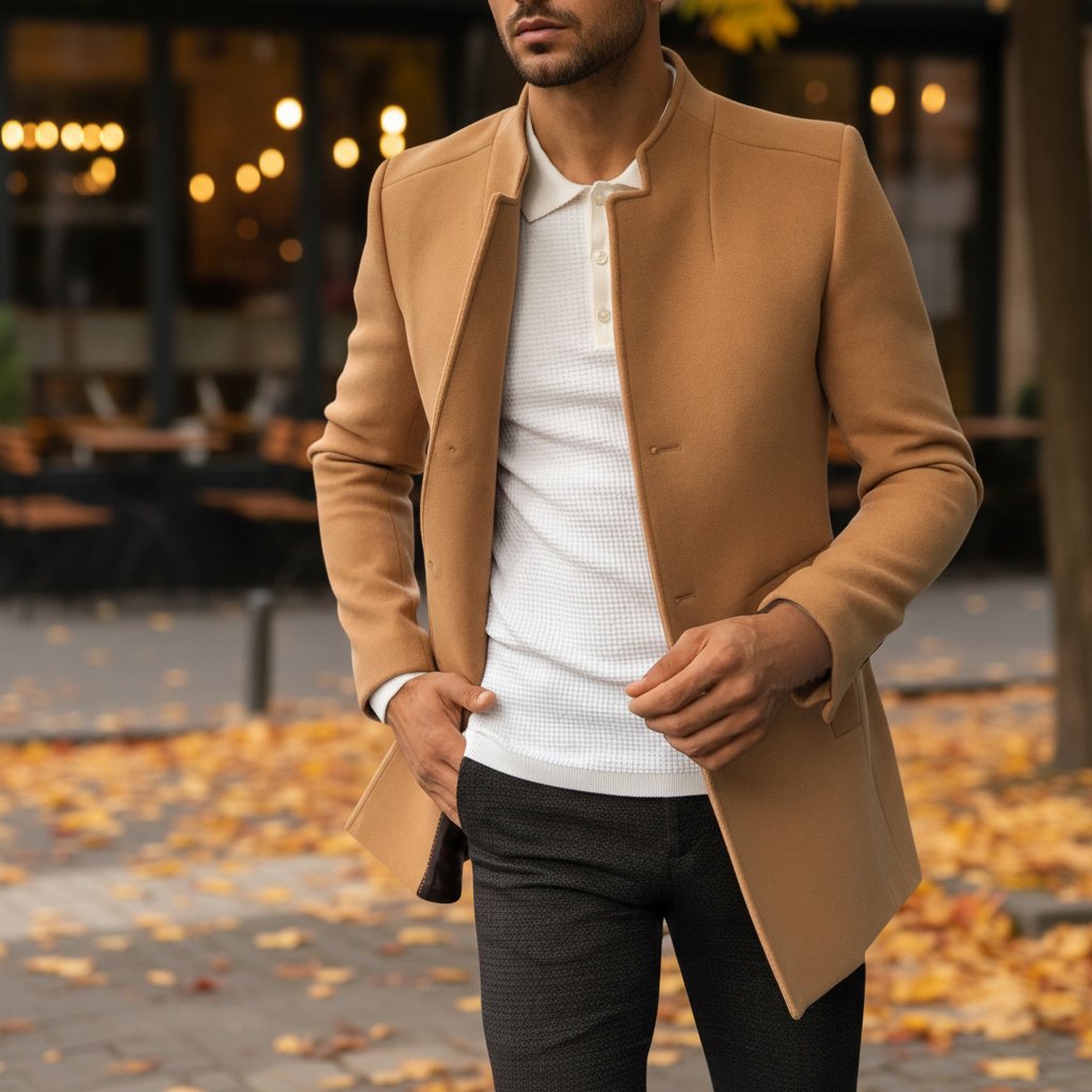 Klasyczna slim fit kurtka męska - Dean Hero