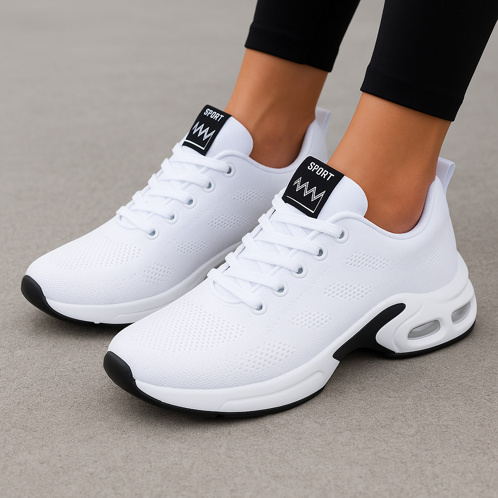 Ortopedyczne buty sportowe damskie siateczkowe