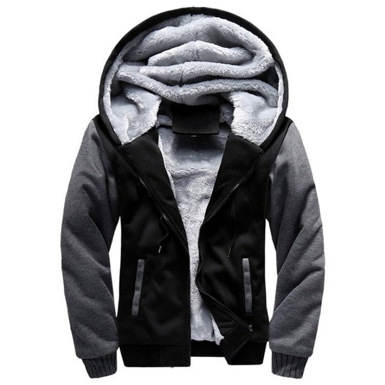 Ocieplana bluza męska z podszewką sherpa - Rafael Back