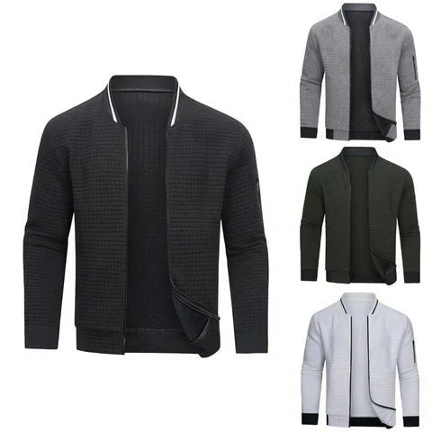 Pikowana bluza zimowa męska na zamek - Carter Hero