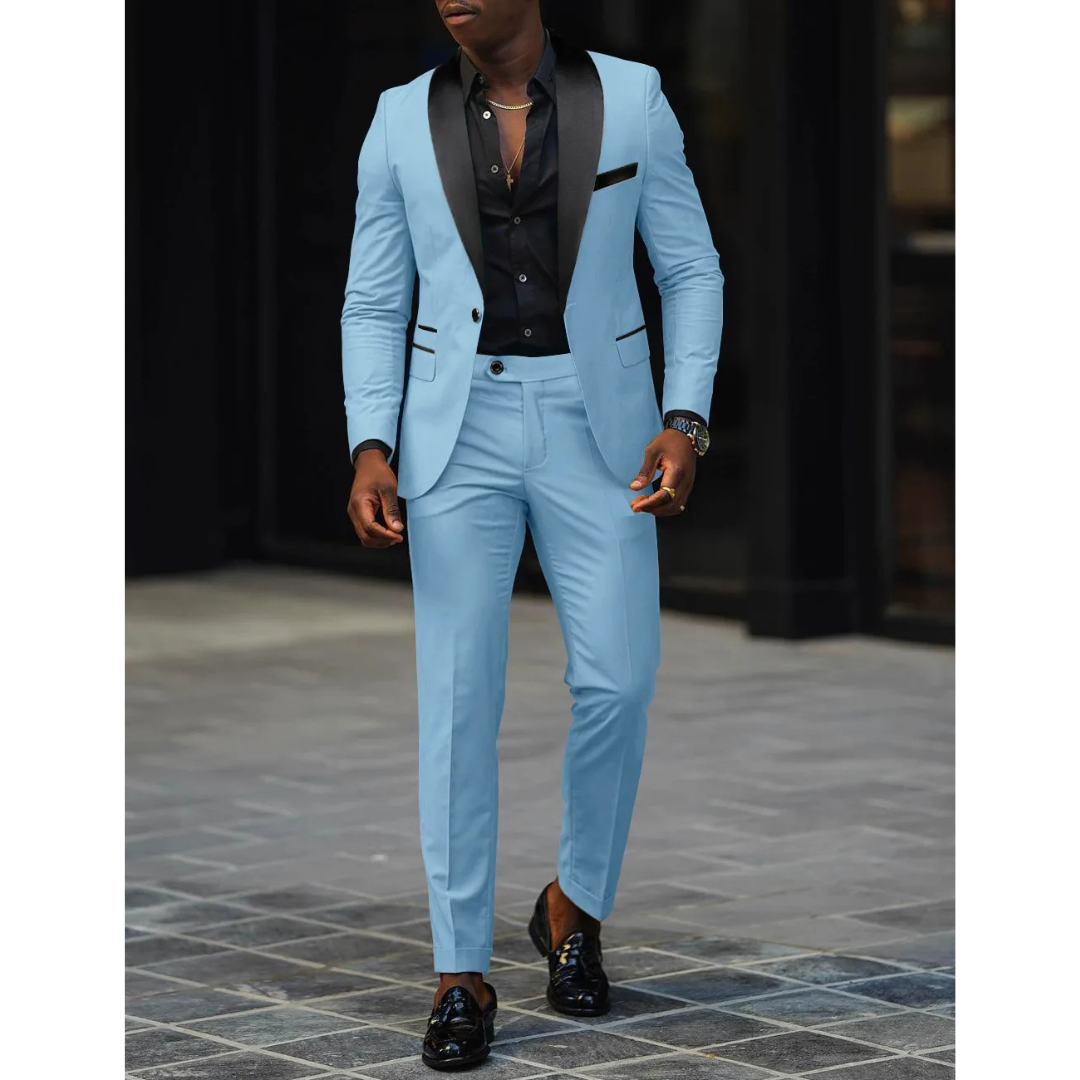 Garnitur męski slim fit dwuczęściowy