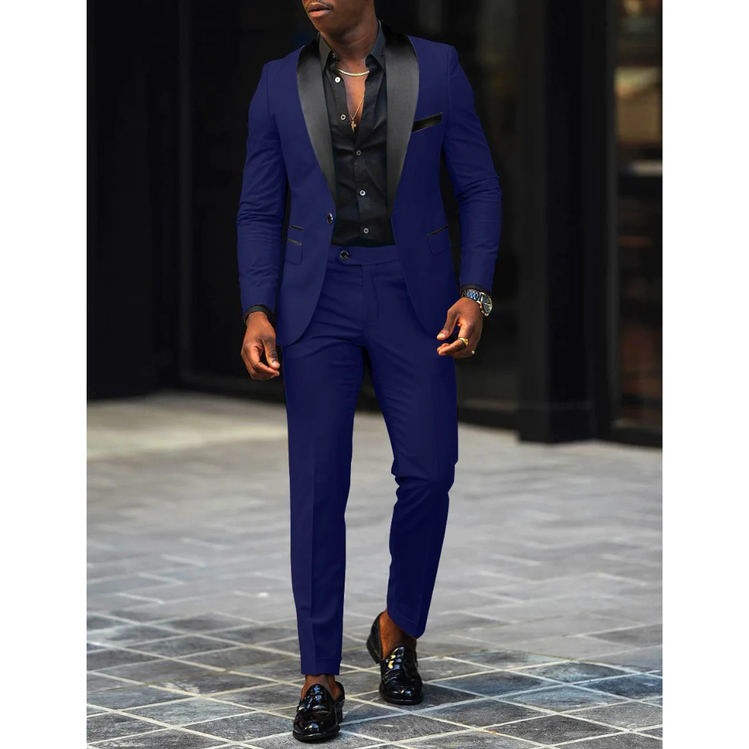 Garnitur męski slim fit dwuczęściowy