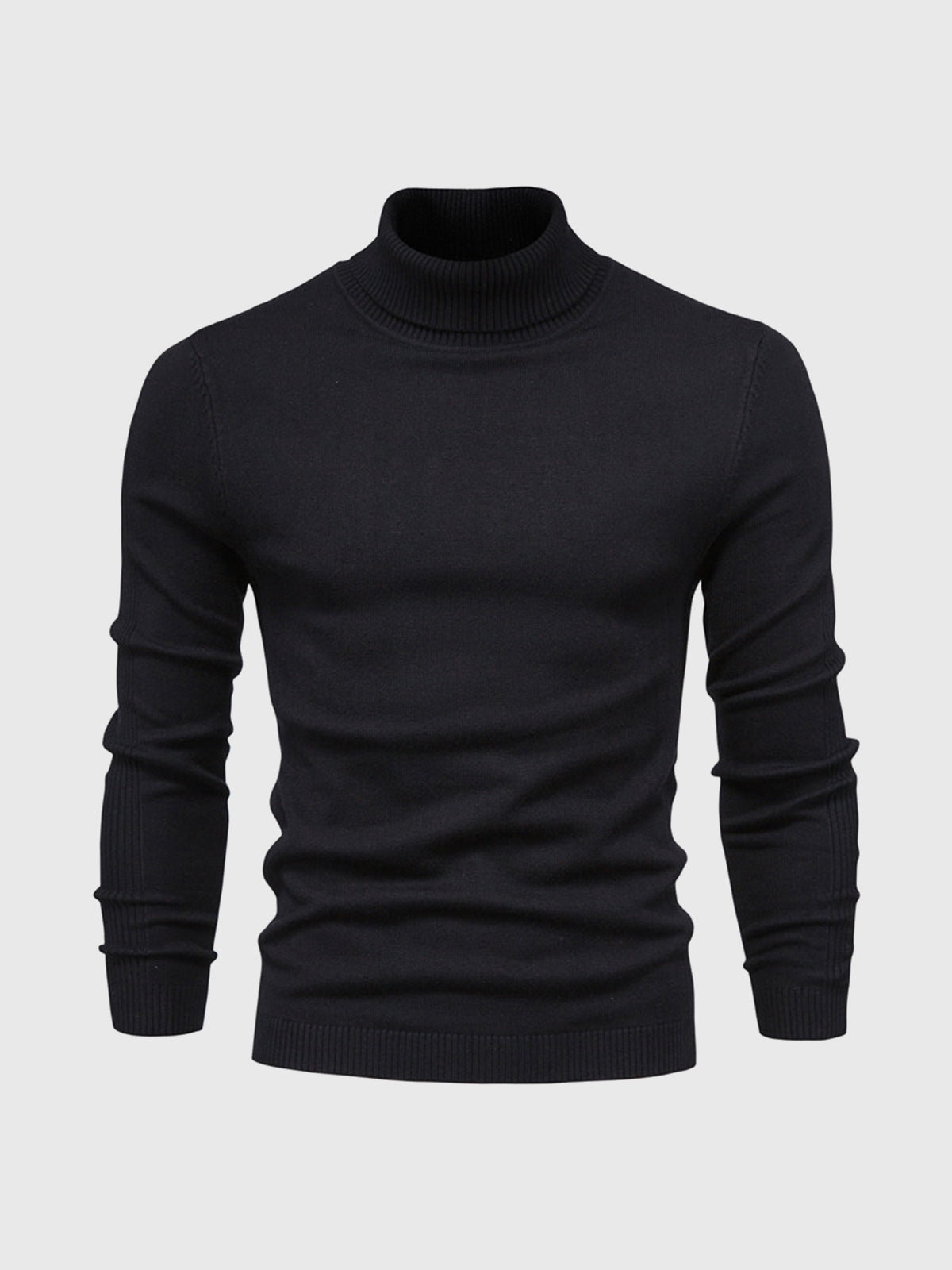 Sweter Męski Golf Z Długim Rękawem