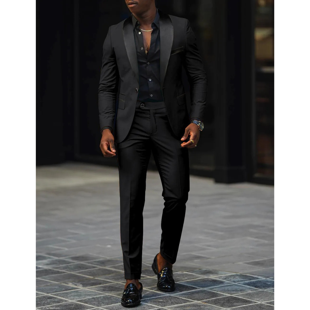Garnitur męski slim fit dwuczęściowy