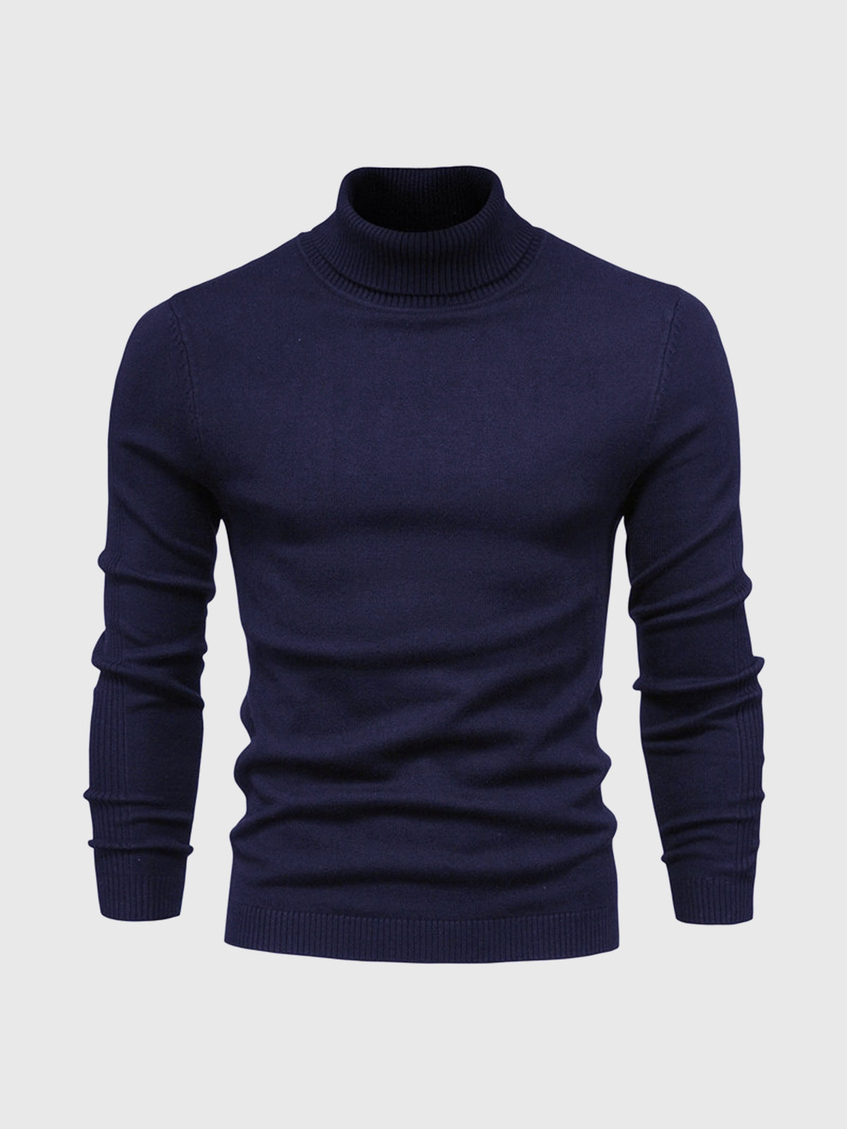 Sweter Męski Golf Z Długim Rękawem