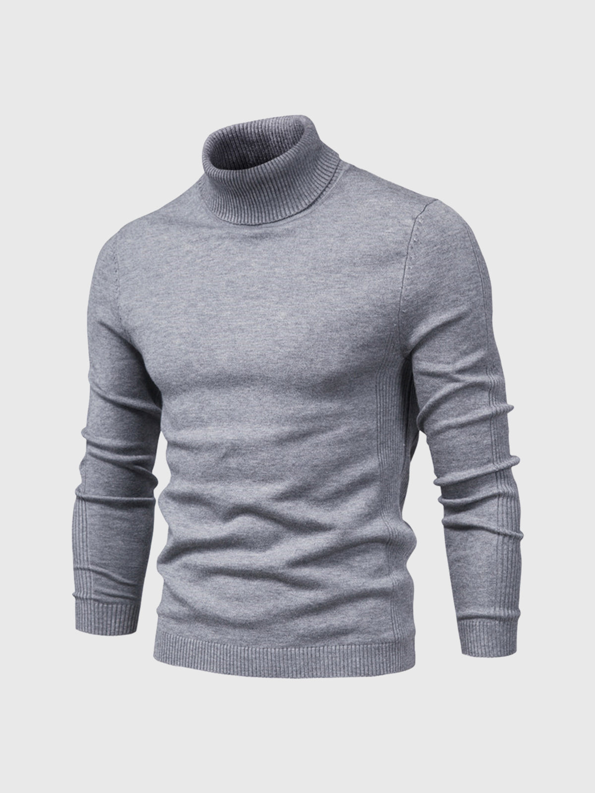 Sweter Męski Golf Z Długim Rękawem