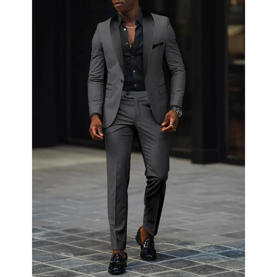 Garnitur męski slim fit dwuczęściowy