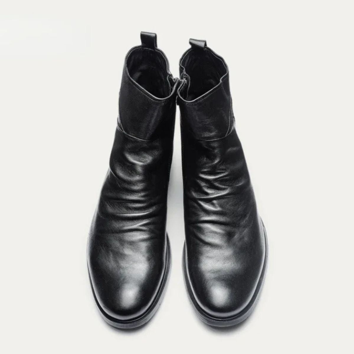 Męskie Buty Zimowe Chelsea Z Zamkiem | Eleganckie