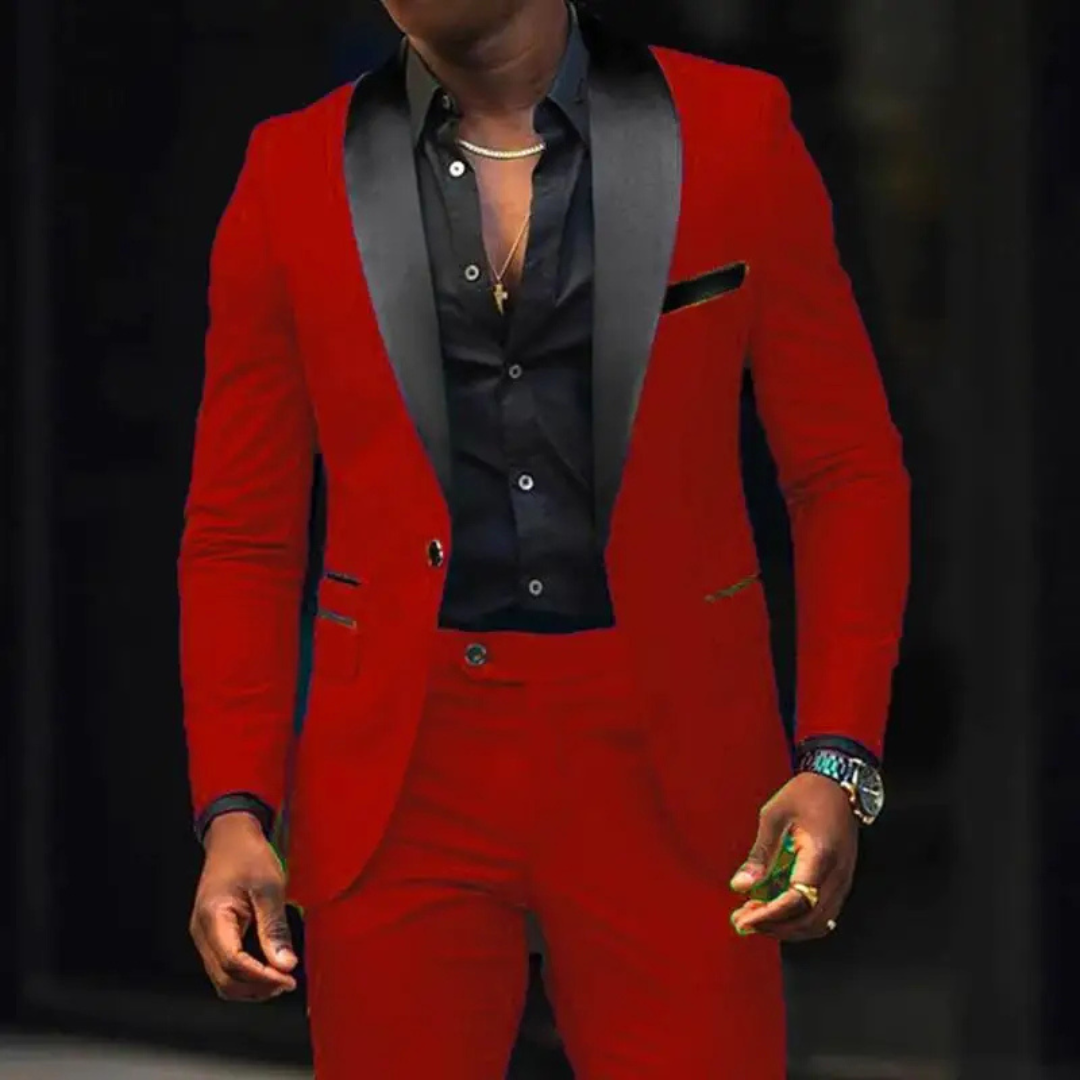 Garnitur męski slim fit dwuczęściowy