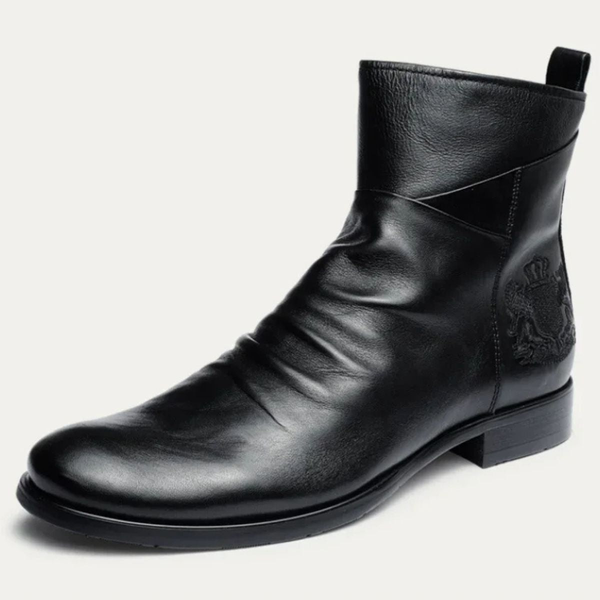 Męskie Buty Zimowe Chelsea Z Zamkiem | Eleganckie