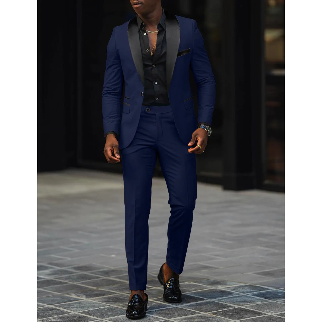 Garnitur męski slim fit dwuczęściowy
