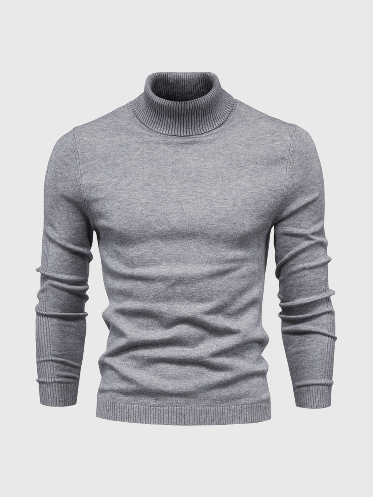 Sweter Męski Golf Z Długim Rękawem