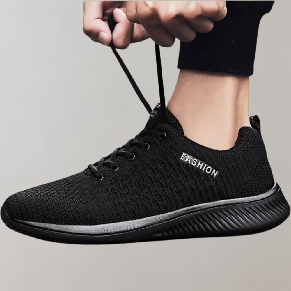 Buty sportowe ortopedyczne męskie sznurowane siateczkowe