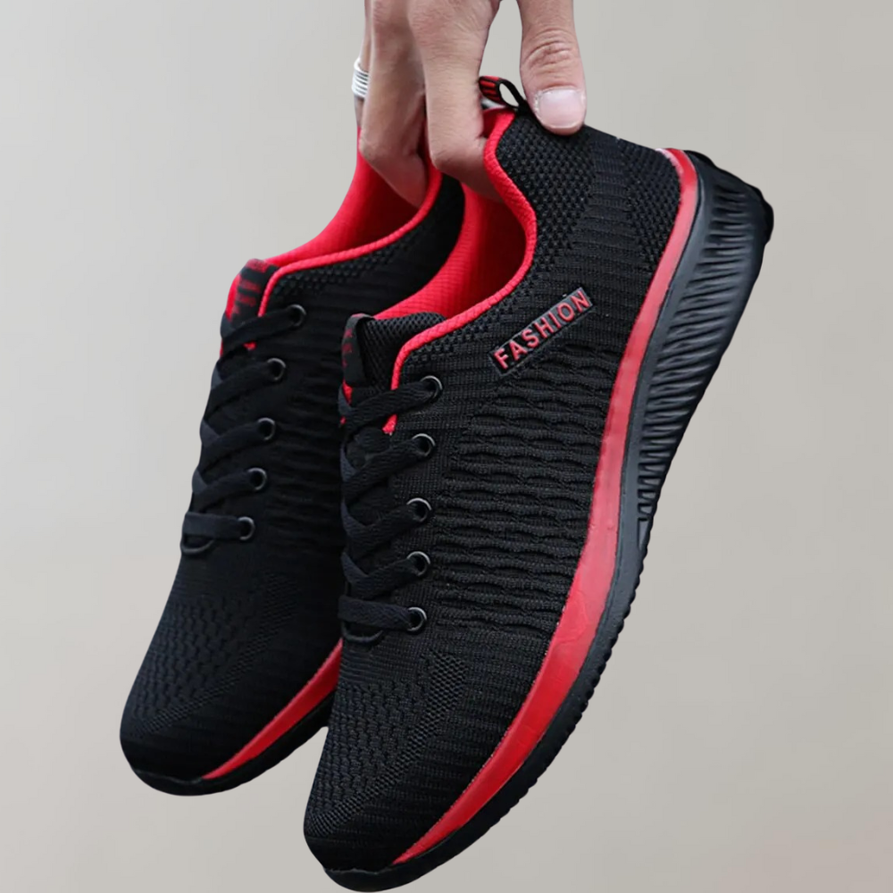 Buty sportowe ortopedyczne męskie sznurowane siateczkowe