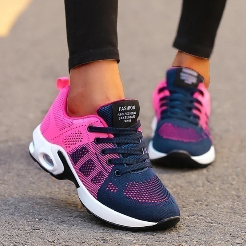 Ortopedyczne buty sportowe damskie siateczkowe