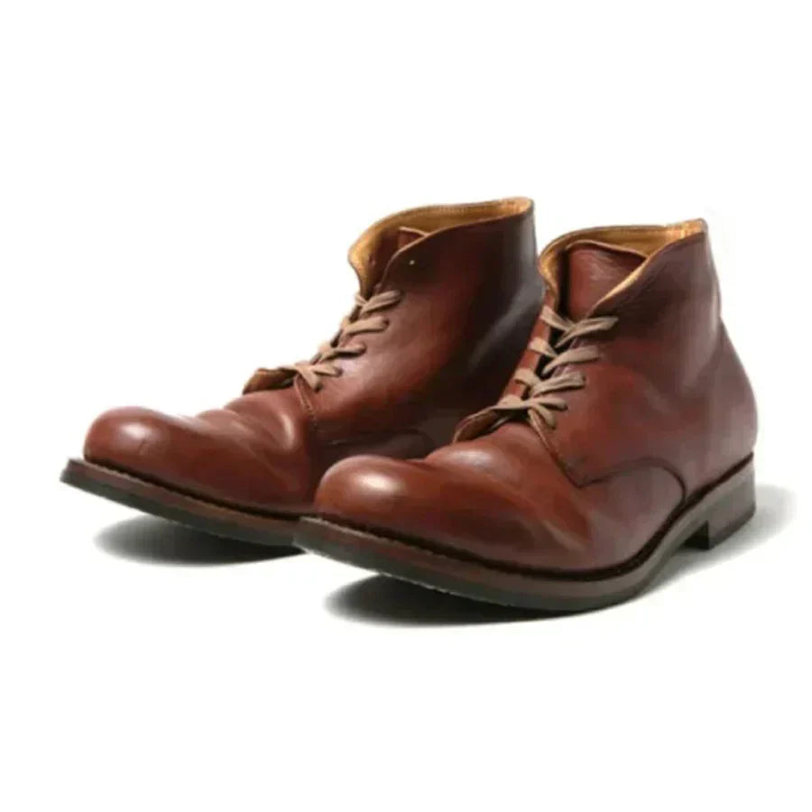 Buty Męskie Zimowe Botki Sznurowane | Eleganckie Na Co Dzień