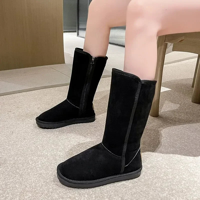 Damskie Buty Zimowe | Ocieplane Śniegowce Kozaki