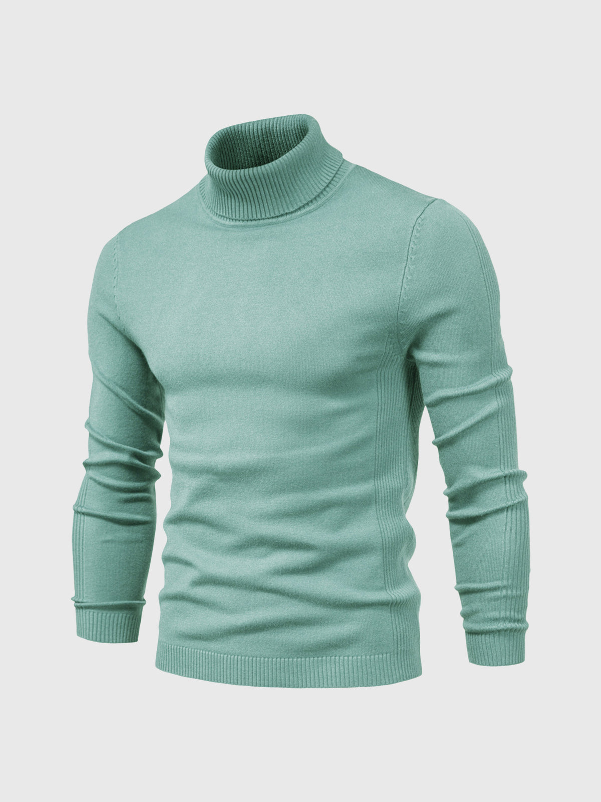 Sweter Męski Golf Z Długim Rękawem
