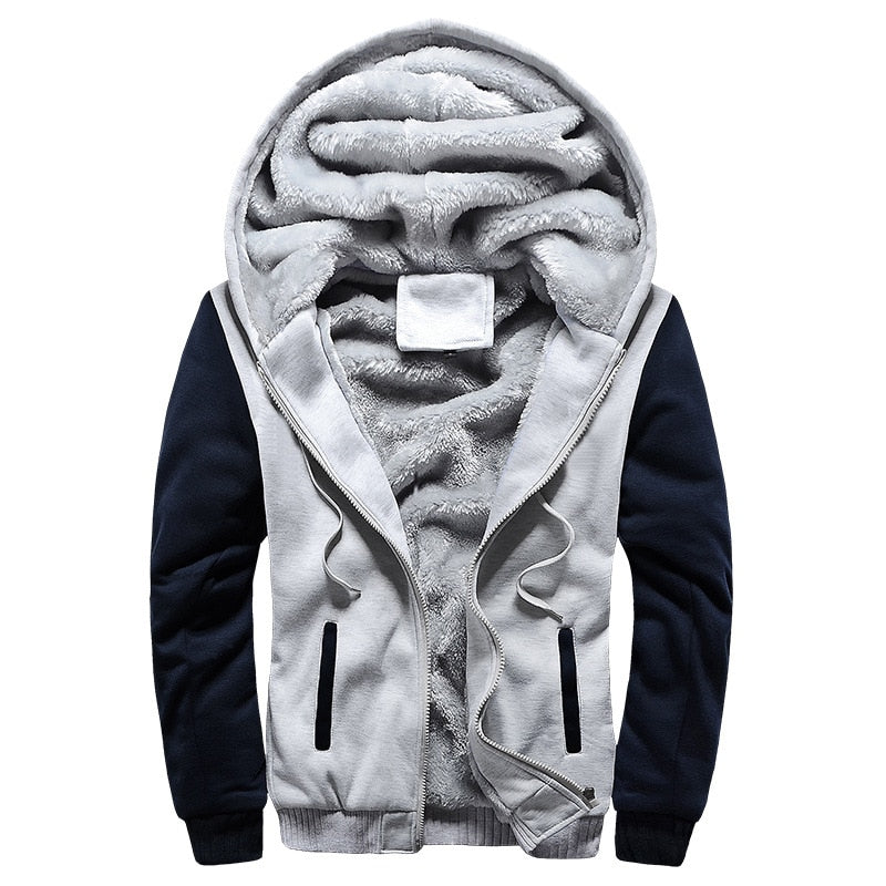 Men’s insulated sweatshirt with sherpa lining – Rafael