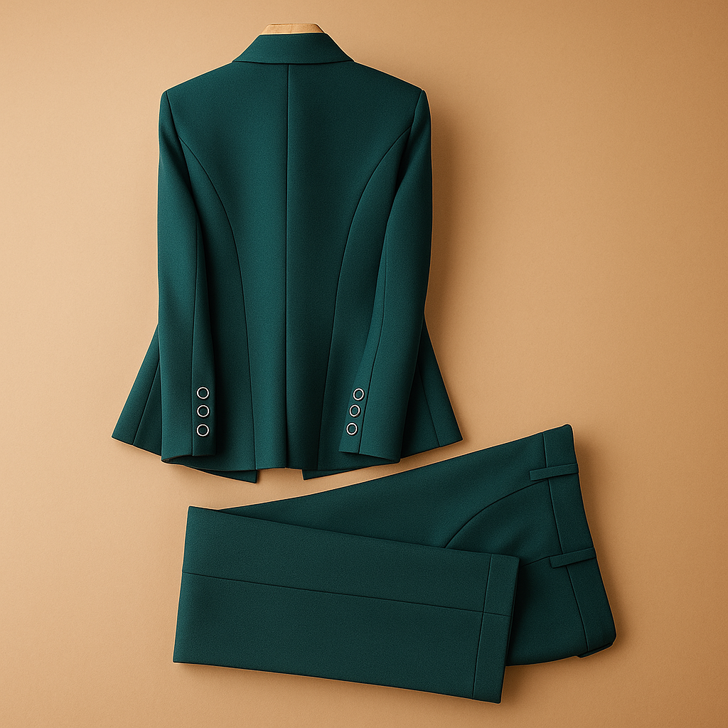 Garnitur damski elegancki dwuczęściowy