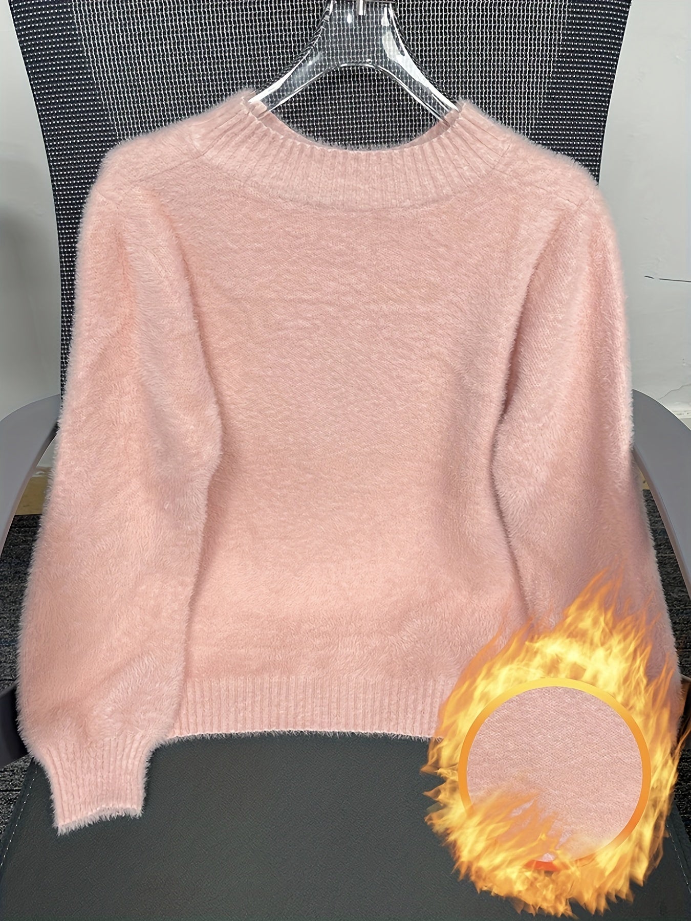 Sweter Świąteczny Damski | Półgolf Z Motywem Renifera