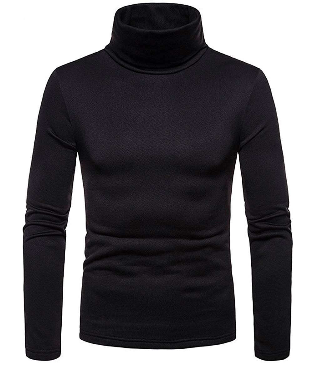 Dopasowany golf basic męski z długim rękawem - Stefan Detail