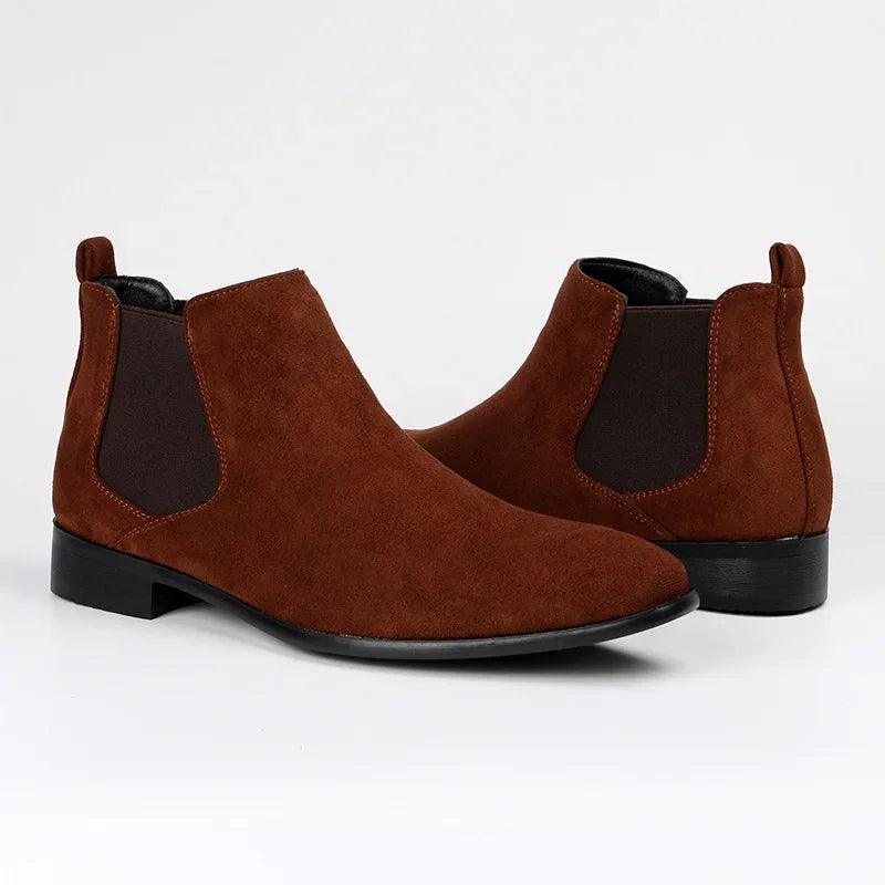 Męskie Buty Zimowe | Sztyblety Botki Eleganckie Nieformalne