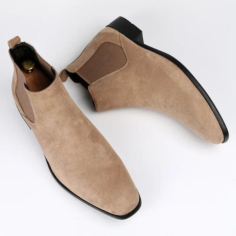 Męskie Buty Zimowe | Sztyblety Botki Eleganckie Nieformalne