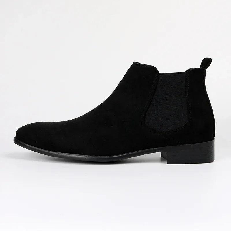 Męskie Buty Zimowe | Sztyblety Botki Eleganckie Nieformalne